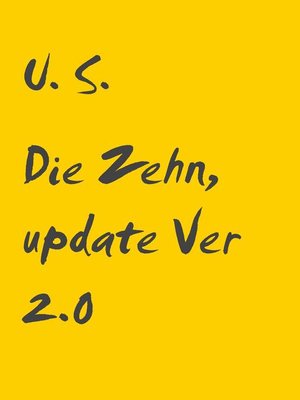 cover image of Die Zehn, update Ver 2.0